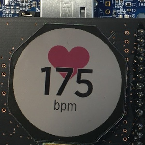 Heart rate in a workout